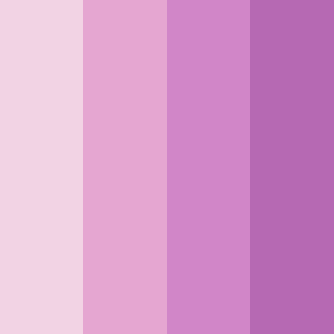 Download pink gradient color palette PNG image (square)