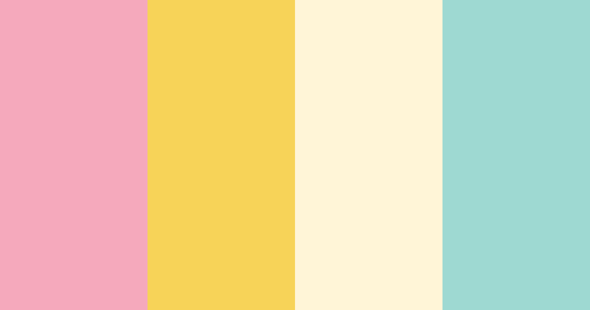 Download pastel paradise color palette PNG image (landscape)