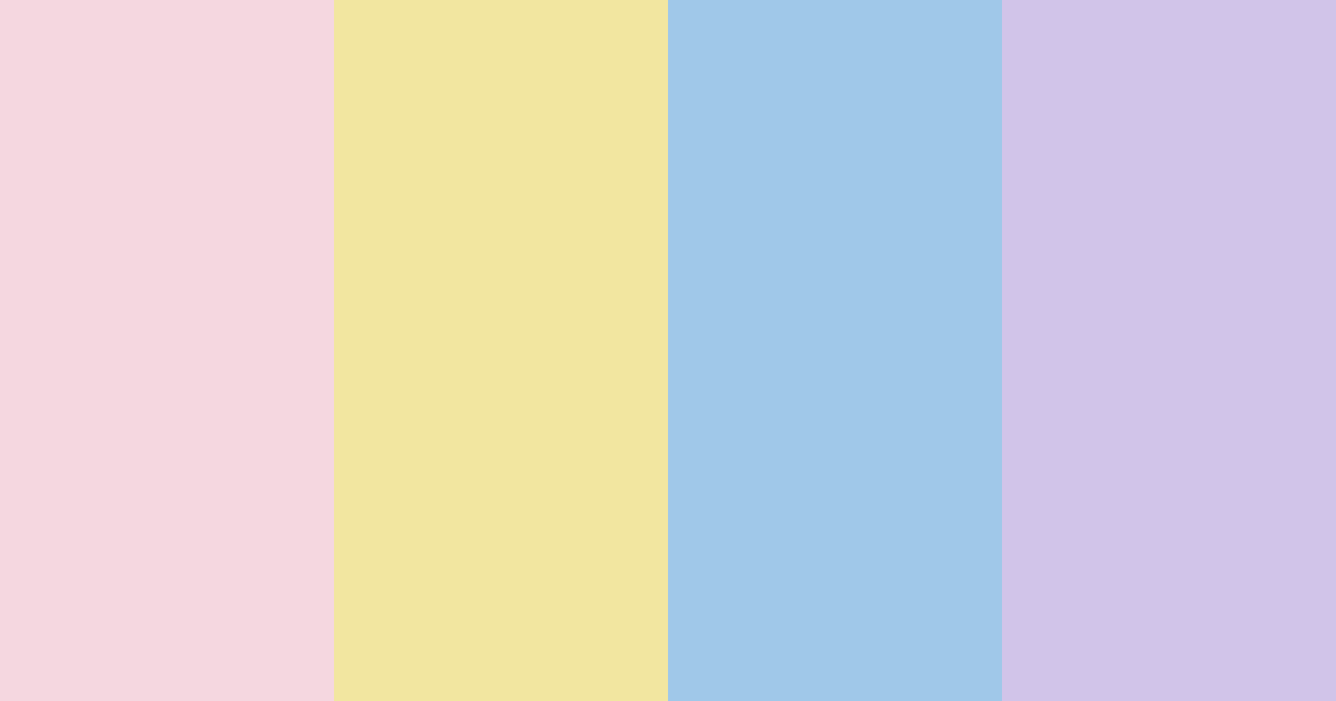 Download pastel colors color palette PNG image (landscape)