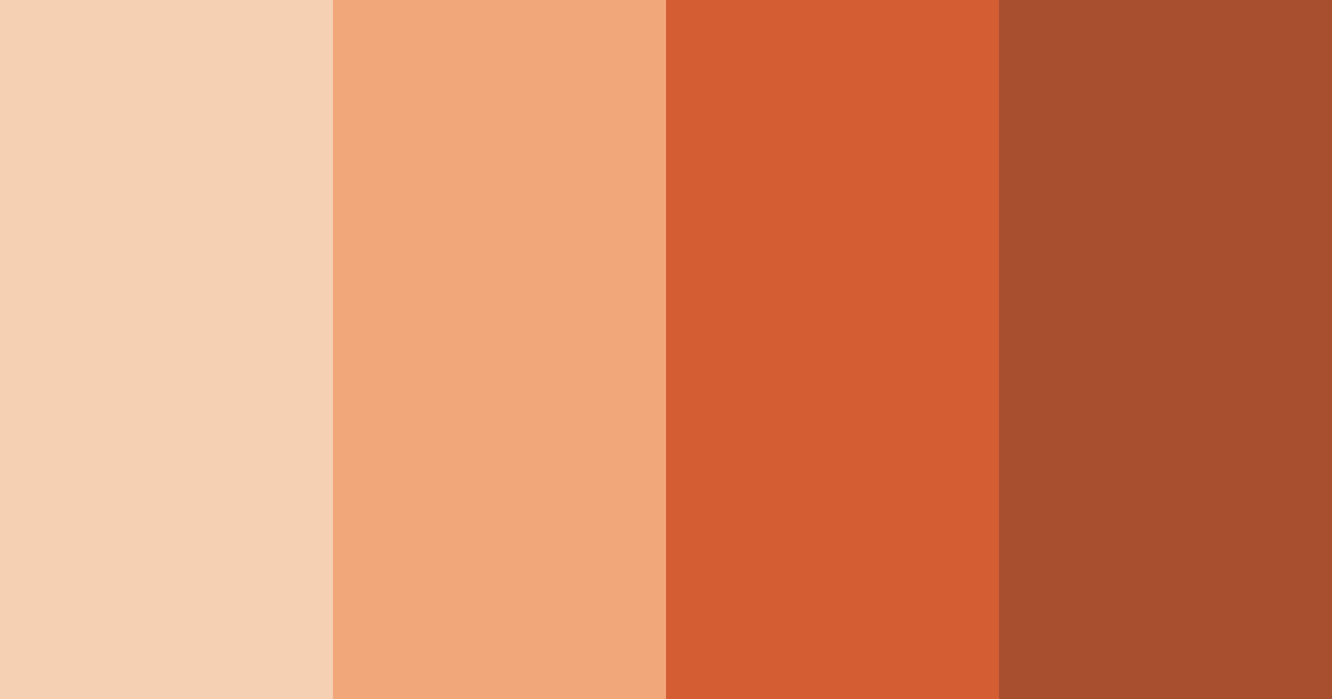Download golden ember serenade color palette PNG image (landscape)