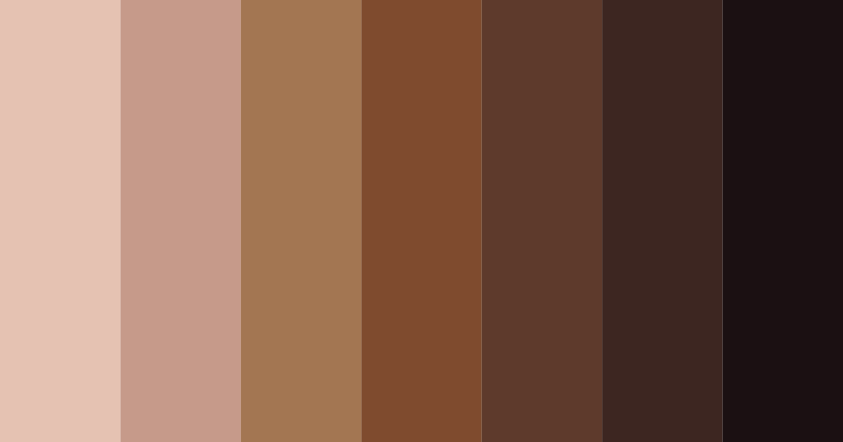 Download earthy elegance color palette PNG image (landscape)