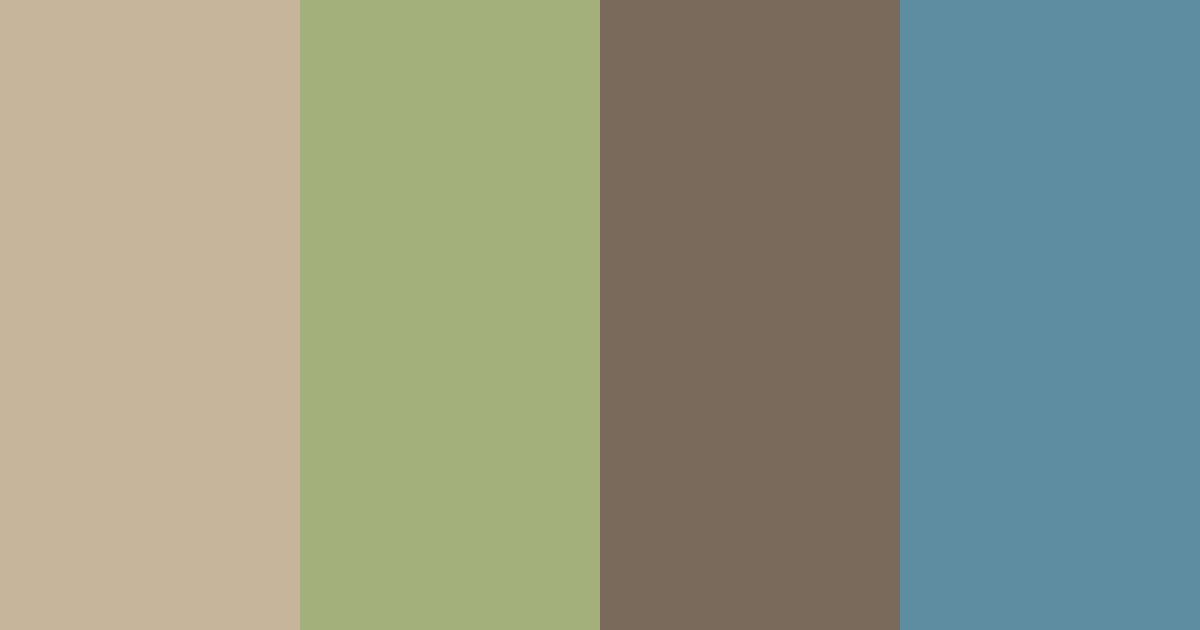 Download mossy stream retreat color palette PNG image (landscape)
