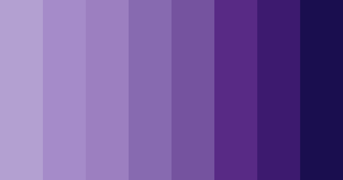 Download shades of blue purple color palette PNG image (landscape)