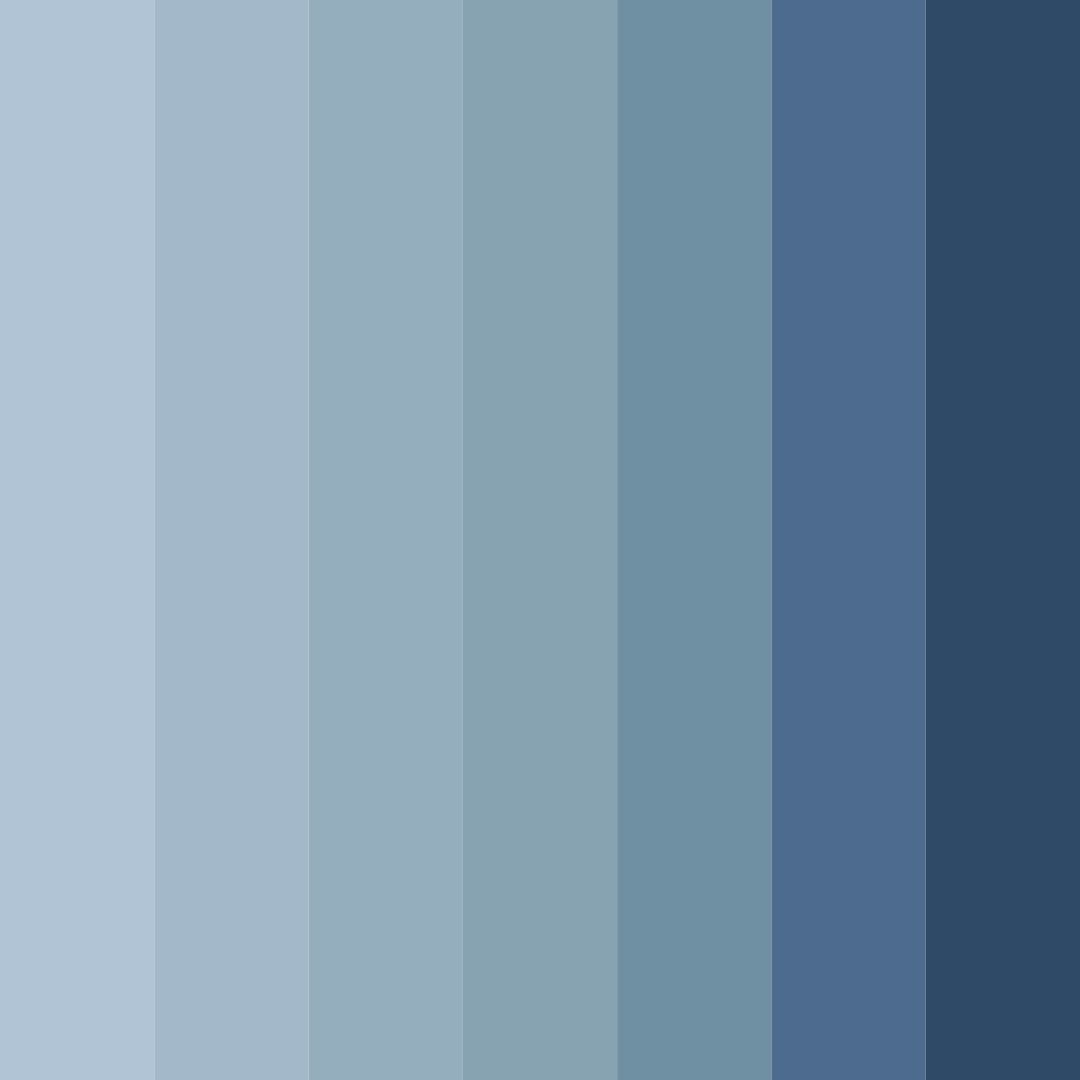 Download pastel blue-gray color palette PNG image (square)