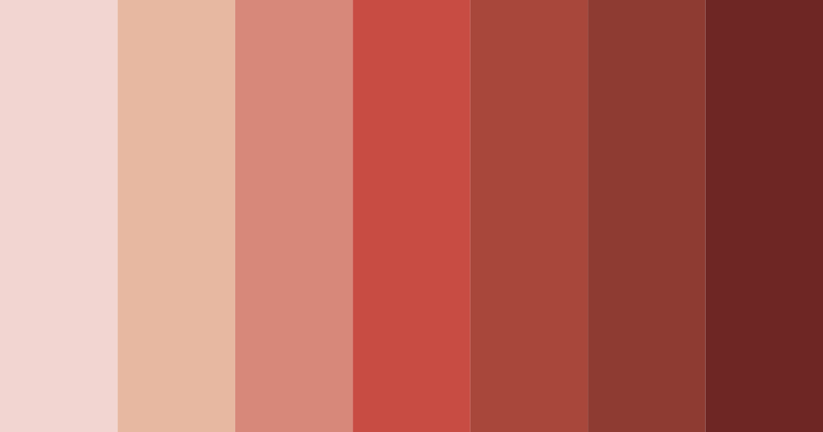 Download red brick aesthetic color palette PNG image (landscape)