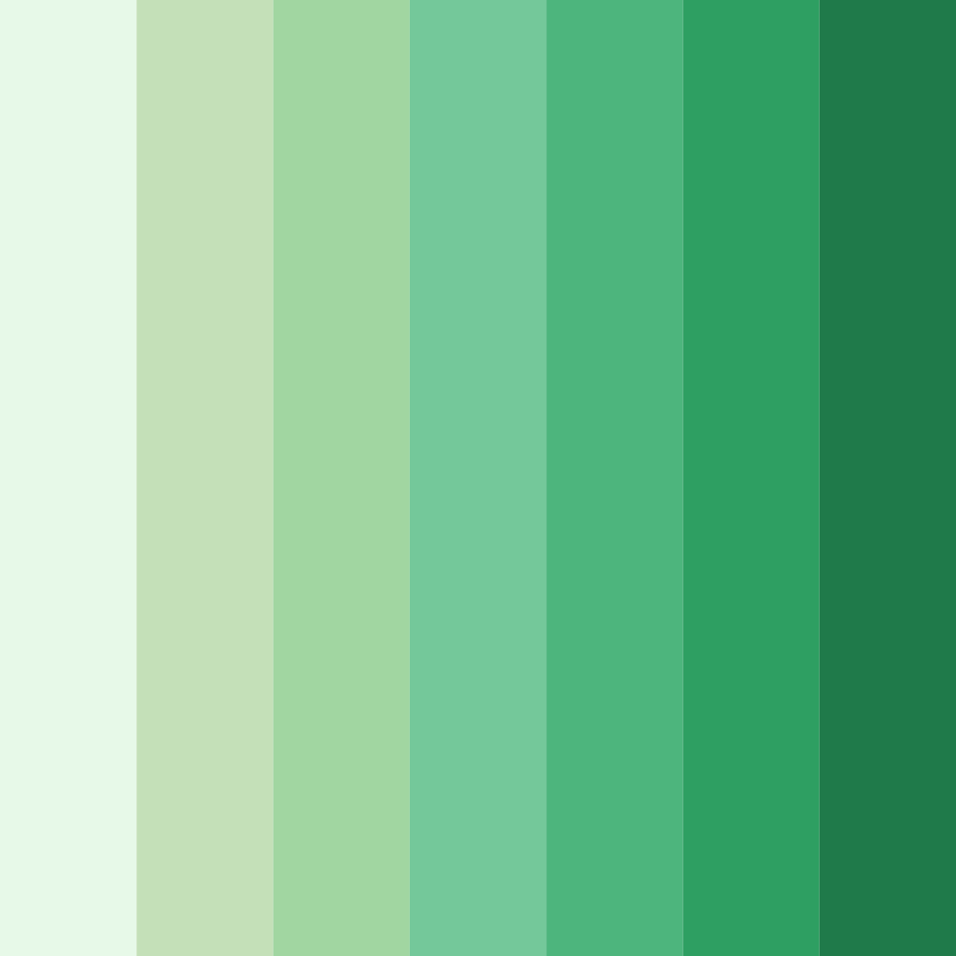 Download green spring color palette PNG image (square)
