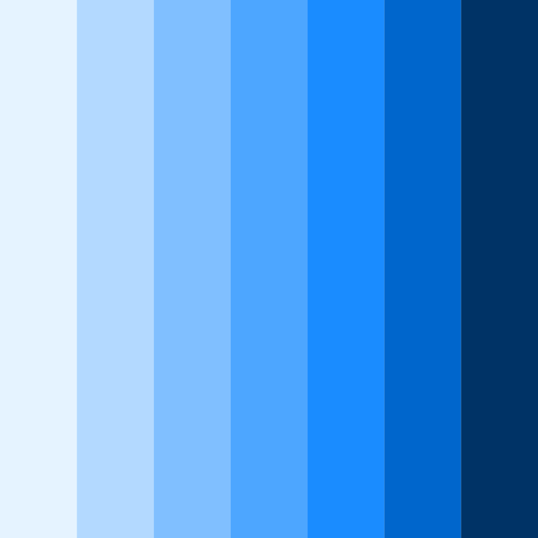 Download blue room color palette PNG image (square)