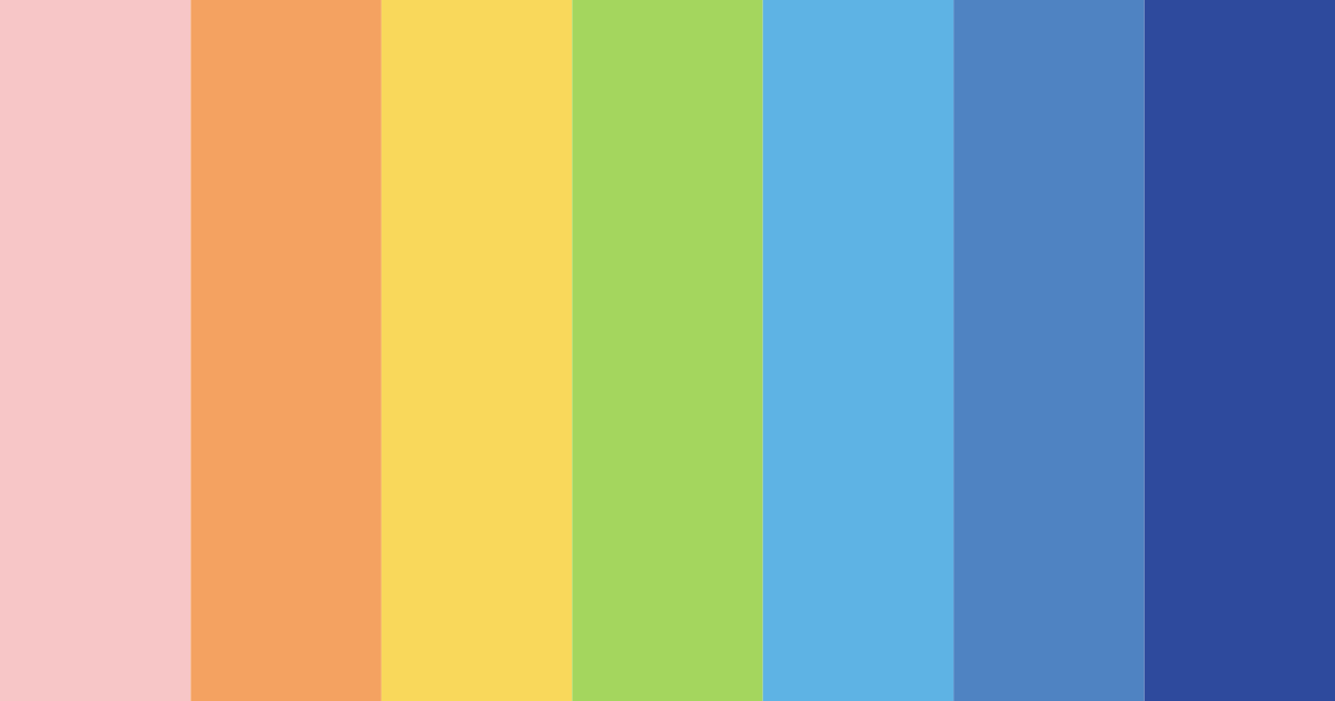 Download red blue yellow delight color palette PNG image (landscape)