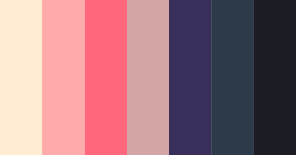 Download whimsical twilight color palette PNG image (landscape)