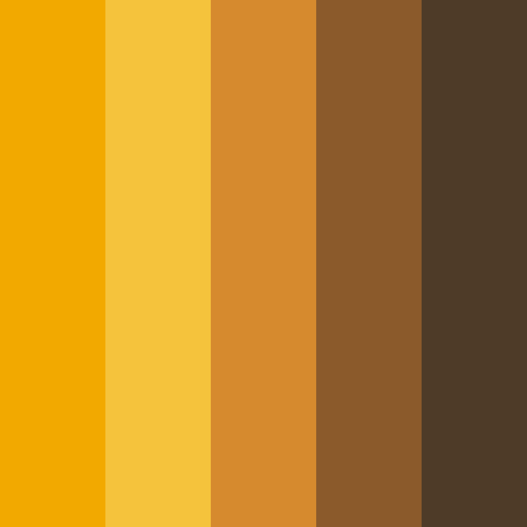 Download orange earthtones color palette PNG image (square)
