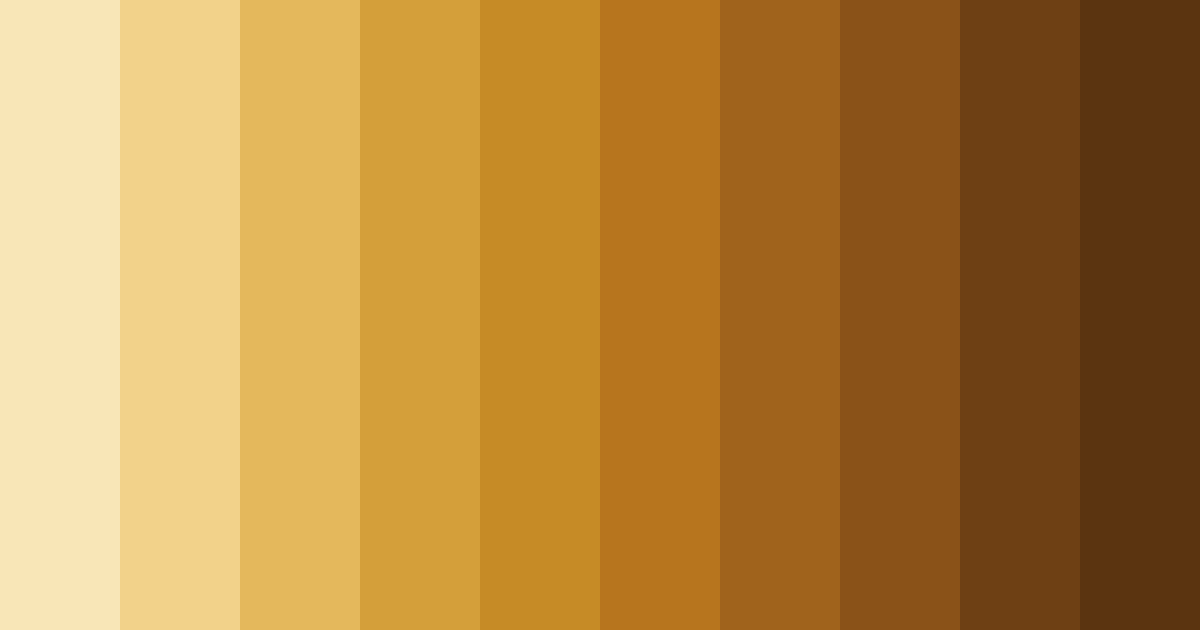 Download golden autumn harvest color palette PNG image (landscape)
