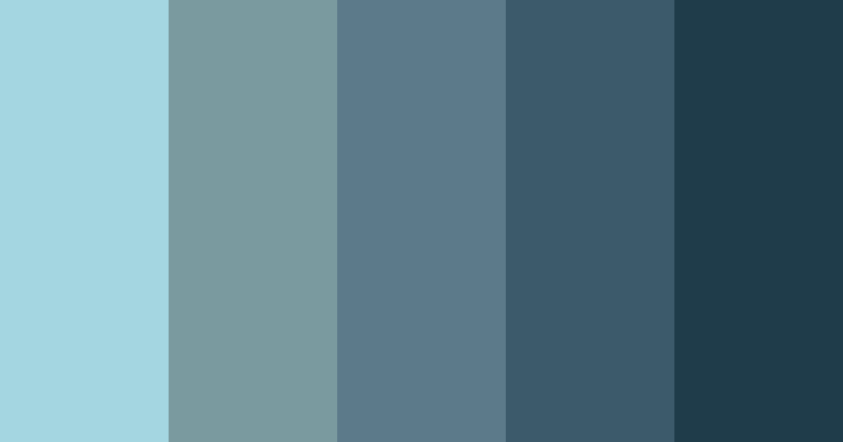 Download tranquil tides color palette PNG image (landscape)
