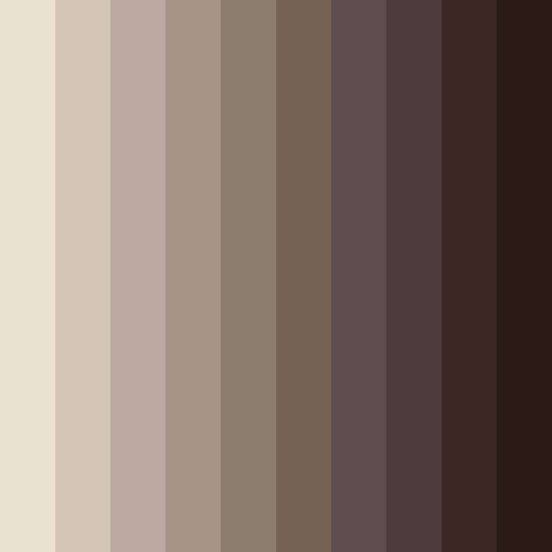 Download beige shades color palette PNG image (square)