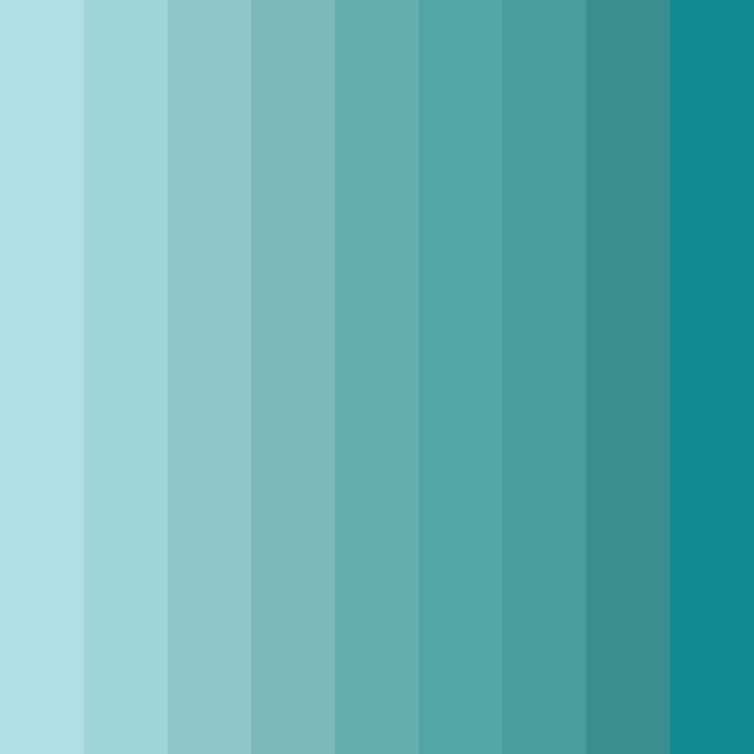 Download oceanic serenity color palette PNG image (square)
