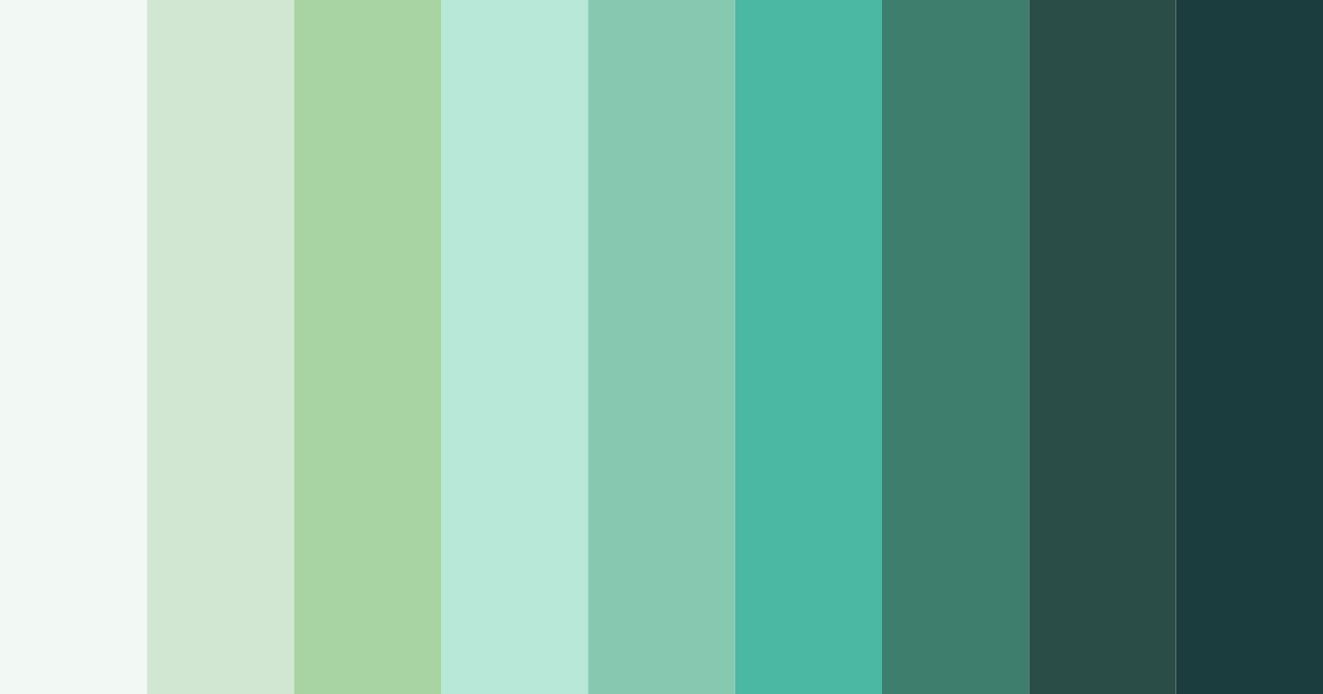 Download evergreen whispers color palette PNG image (landscape)