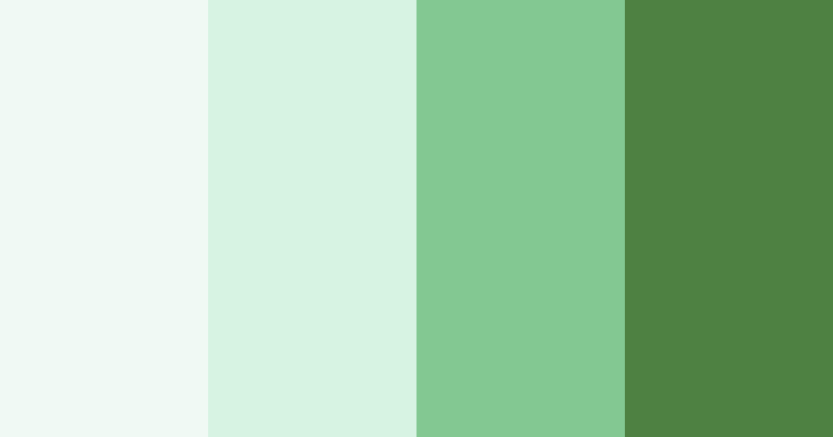 Download green christmas color palette PNG image (landscape)