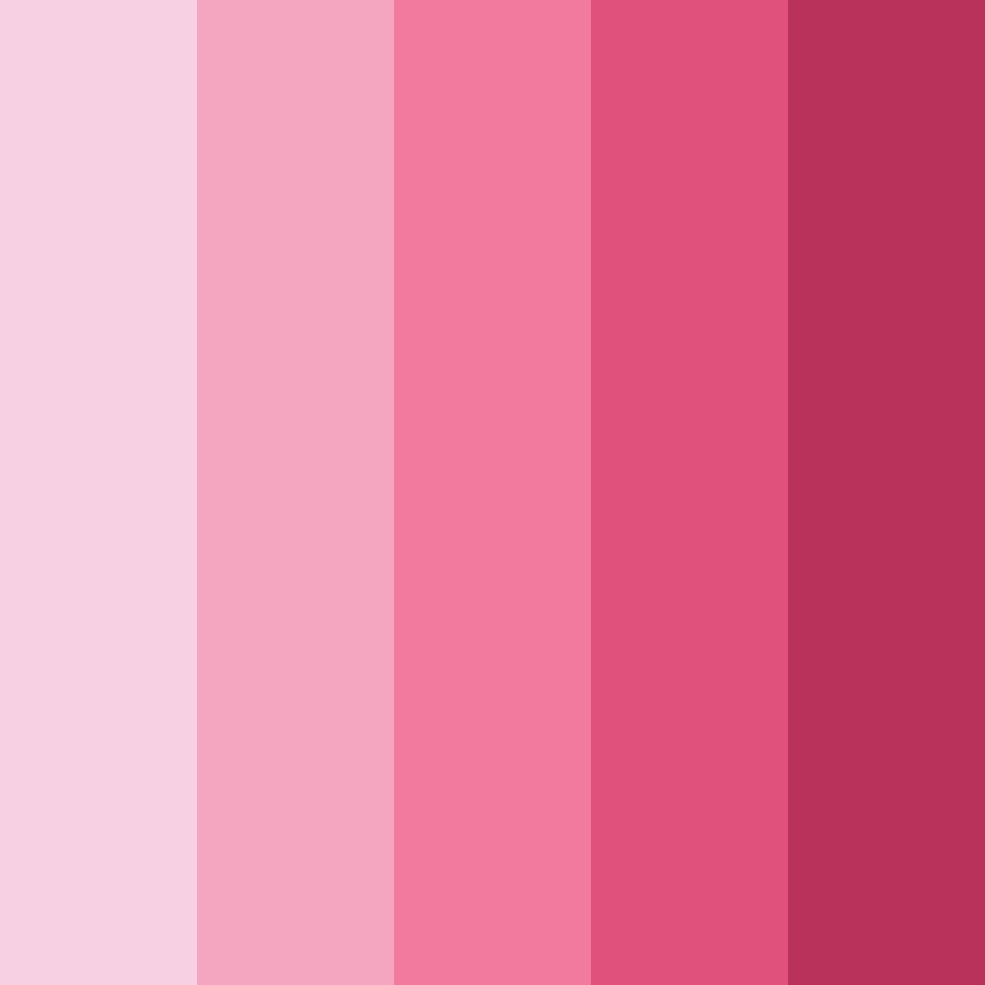 Download pastel pink color palette PNG image (square)