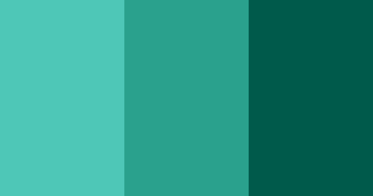 Download tropical oasis color palette PNG image (landscape)