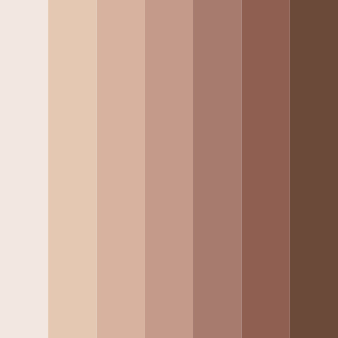 Download blush earthtones color palette PNG image (square)