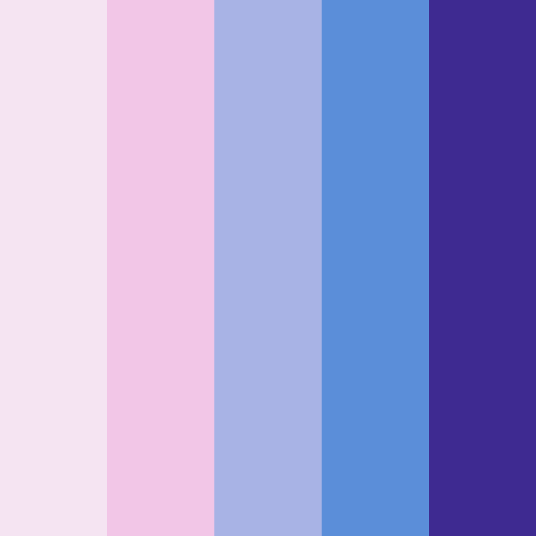 Download dreamy twilight whispers color palette PNG image (square)