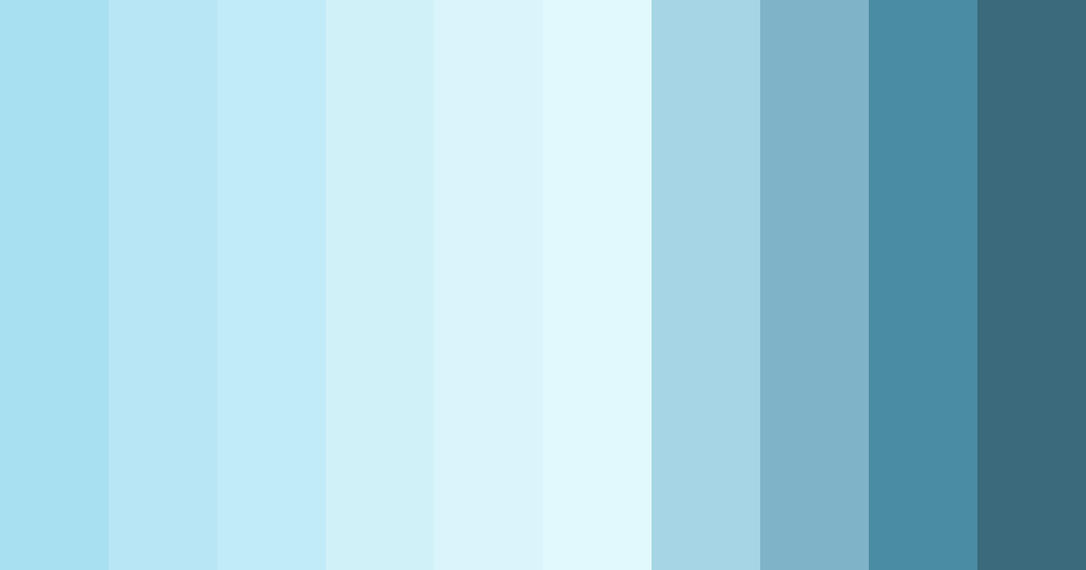 Download serenity in aqua color palette PNG image (landscape)