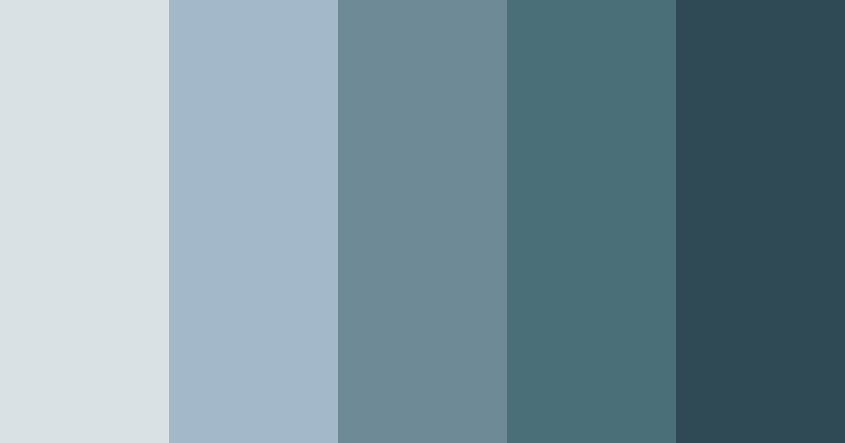 Download urban steel blue color palette PNG image (landscape)