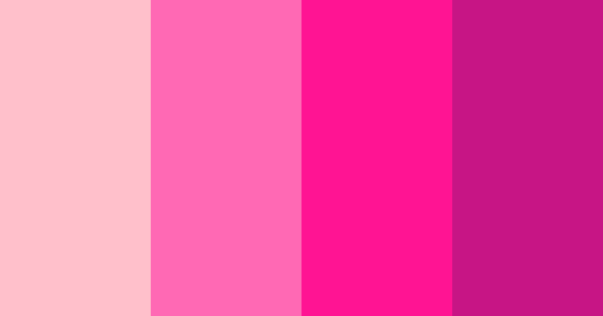 Download pastel pink color palette PNG image (landscape)