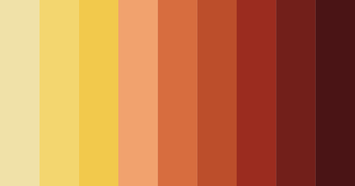 Download sunset harvest color palette PNG image (landscape)