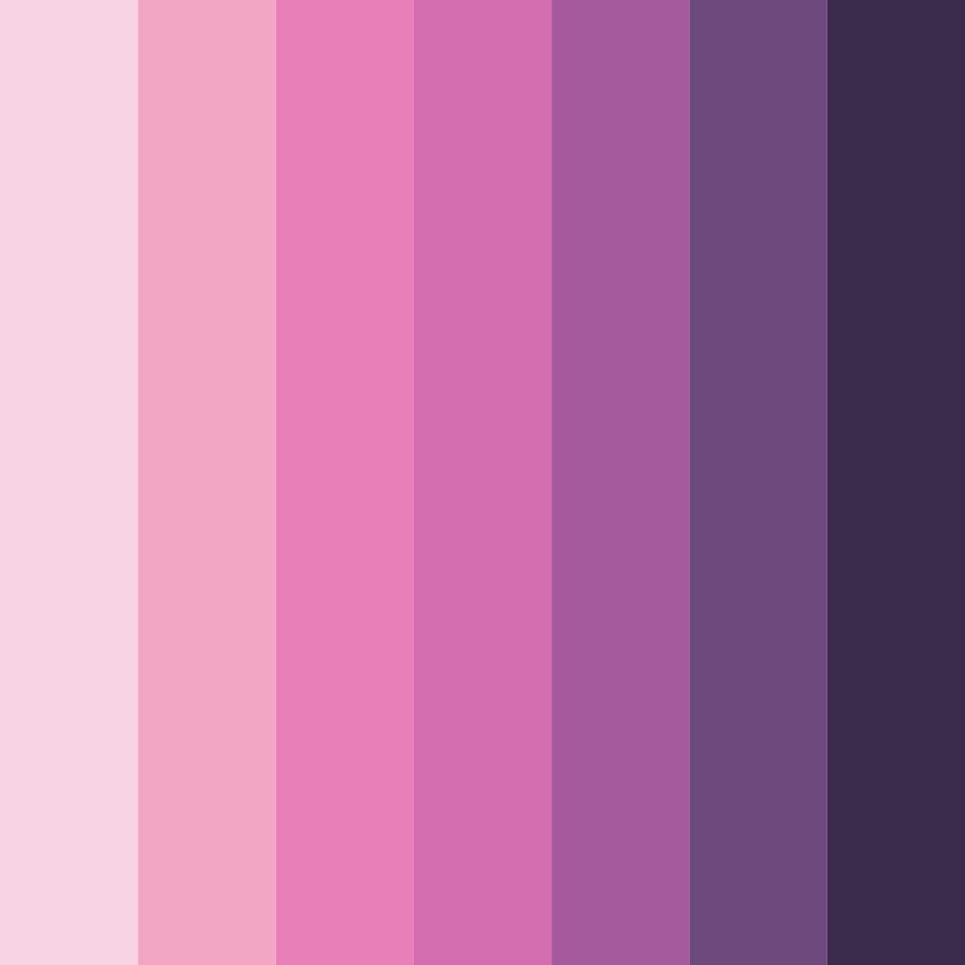Download pink blue dream color palette PNG image (square)