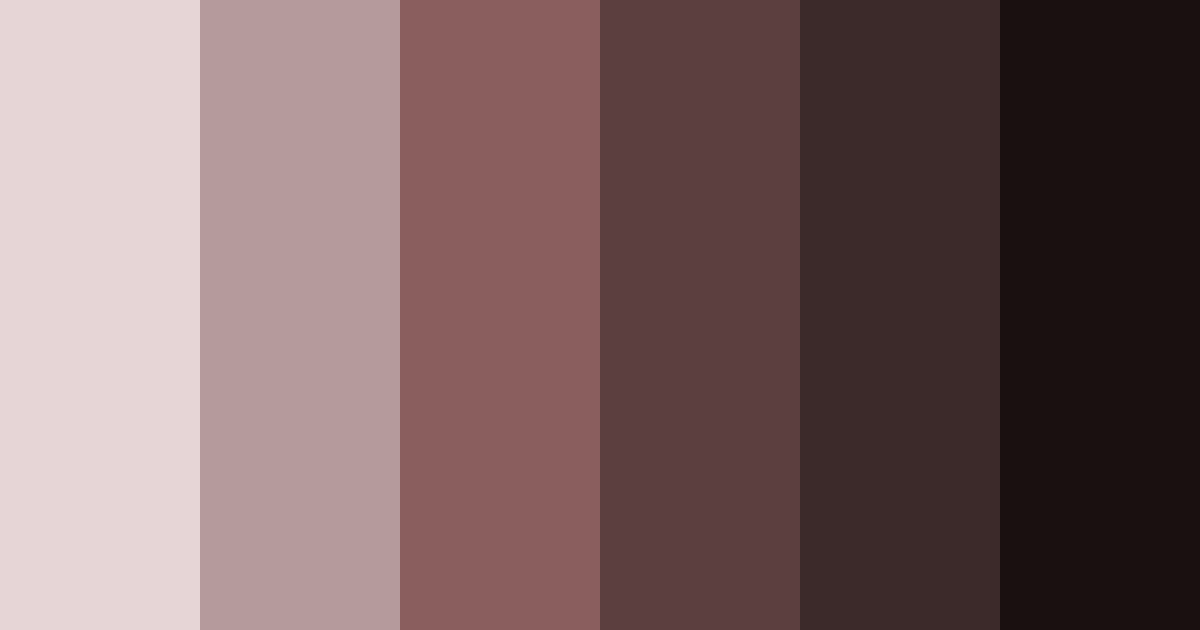 Download dark chocolate color palette PNG image (landscape)
