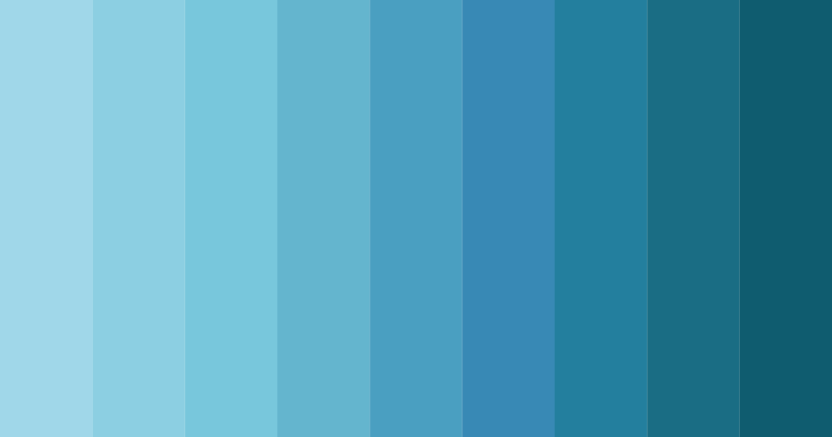 Download cool blue color palette PNG image (landscape)