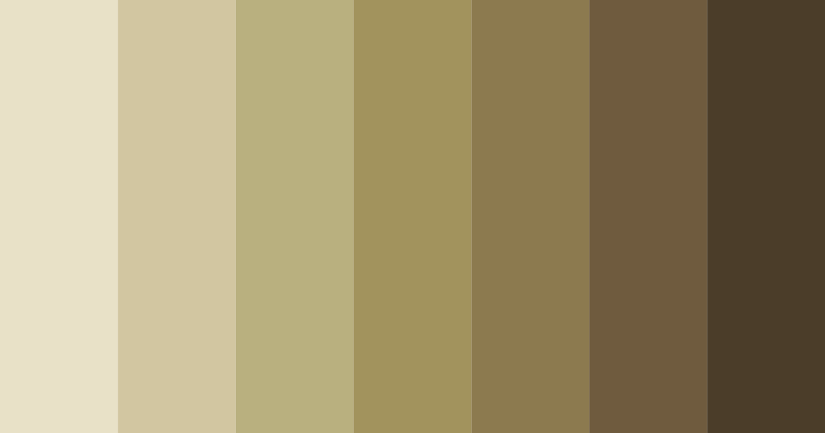 Download warm earth tones color palette PNG image (landscape)