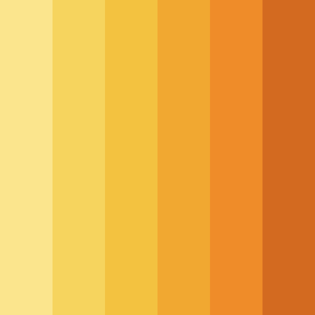 Download golden glow color palette PNG image (square)