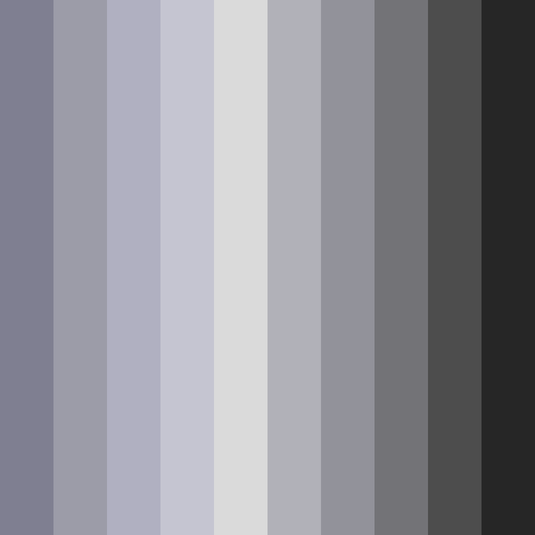 Download dark gray color palette PNG image (square)