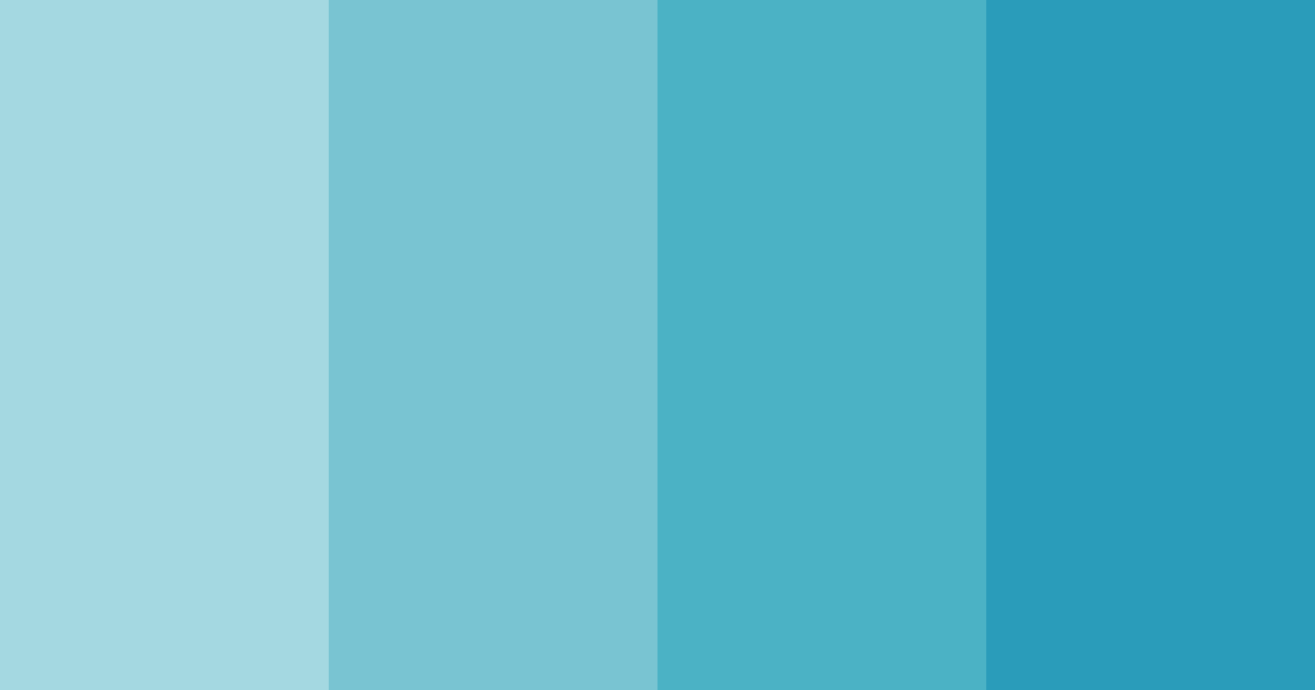 Download skywave serenity color palette PNG image (landscape)