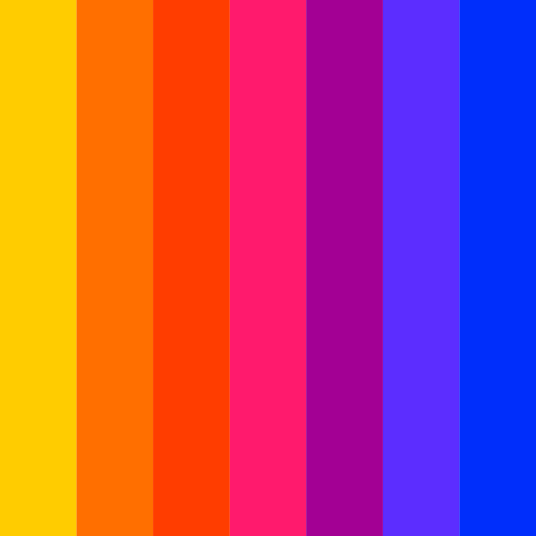 Download vivid spectrum color palette PNG image (square)