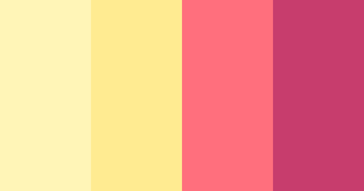 Download pink sunrise color palette PNG image (landscape)