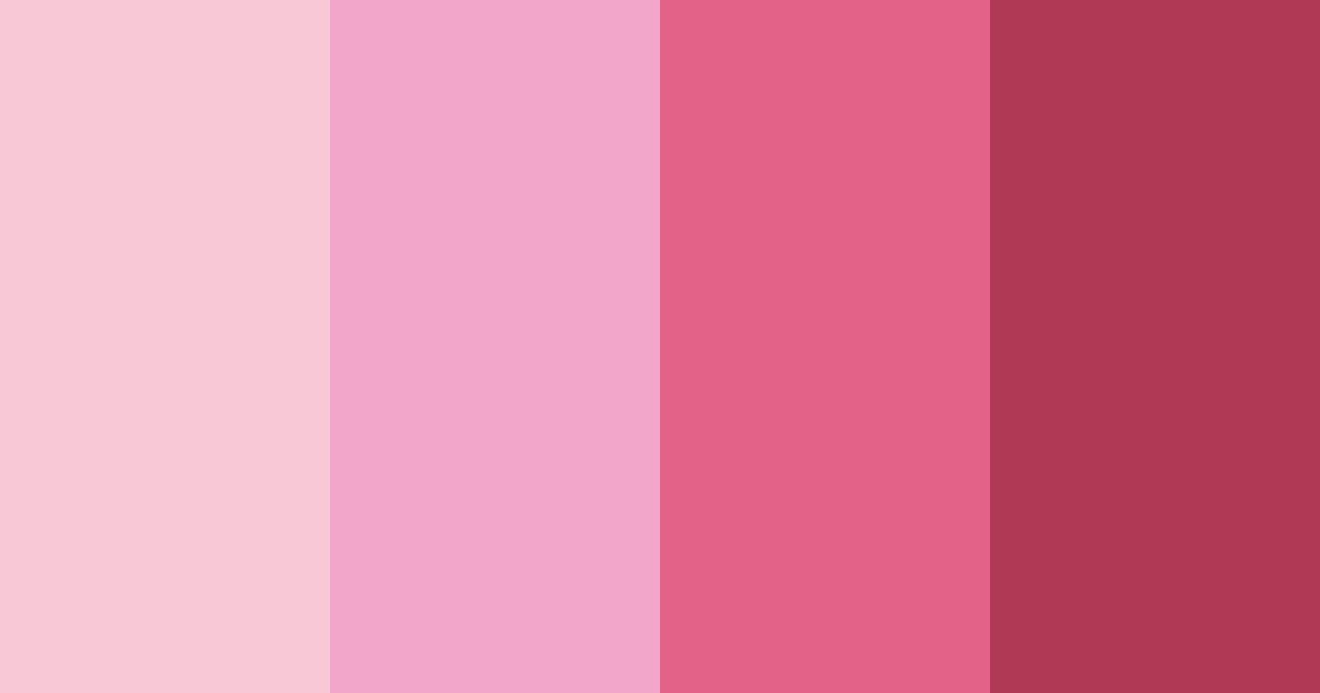 Download blushing seventeen color palette PNG image (landscape)