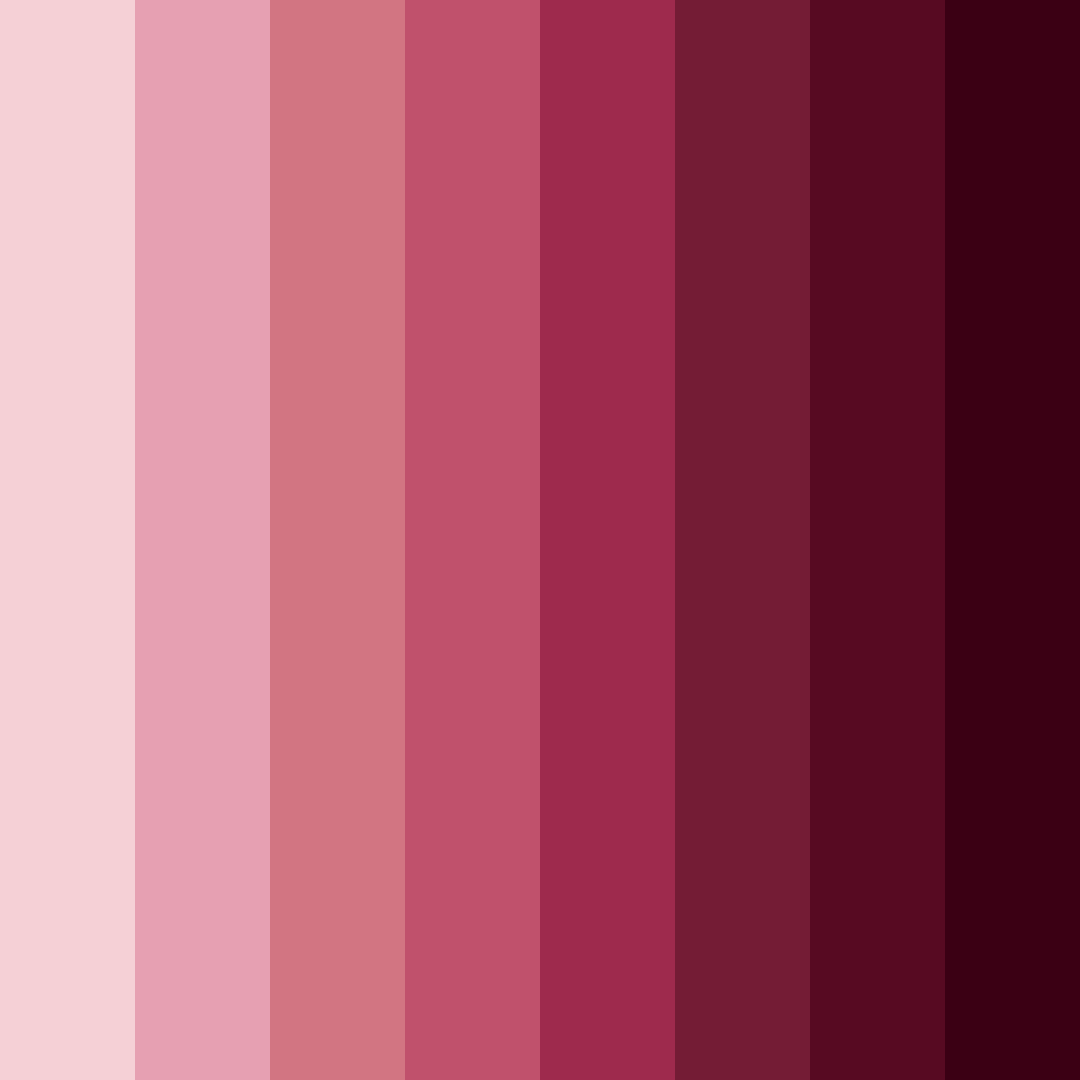 Download bordeaux rose color palette PNG image (square)