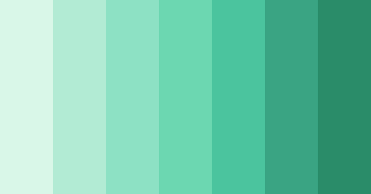 Download pastel green bliss color palette PNG image (landscape)