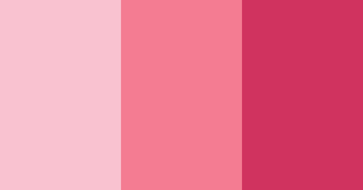 Download pink blossoms color palette PNG image (landscape)