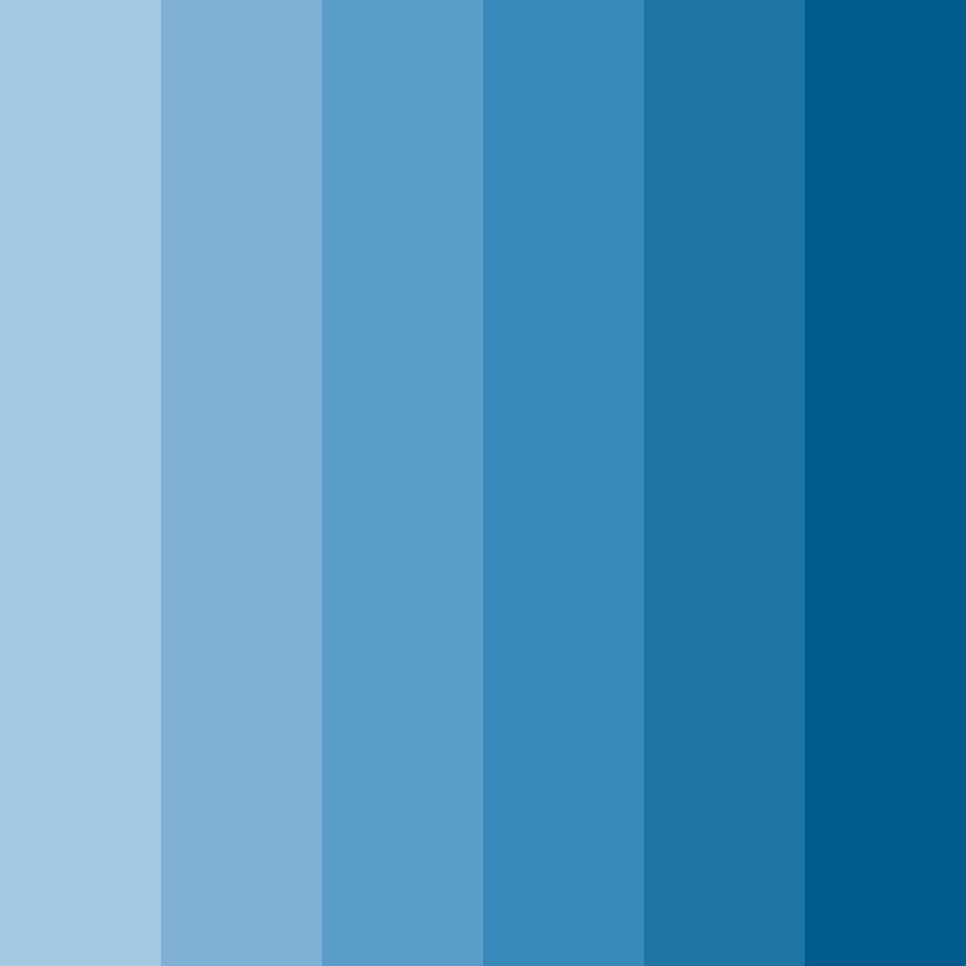 Download light blue serenity color palette PNG image (square)