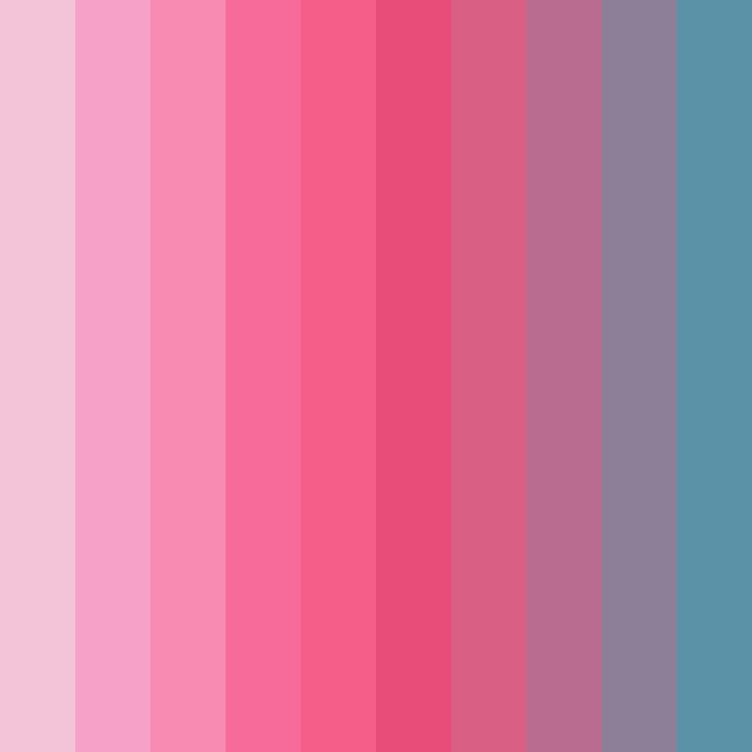 Download sweet sunset whispers color palette PNG image (square)