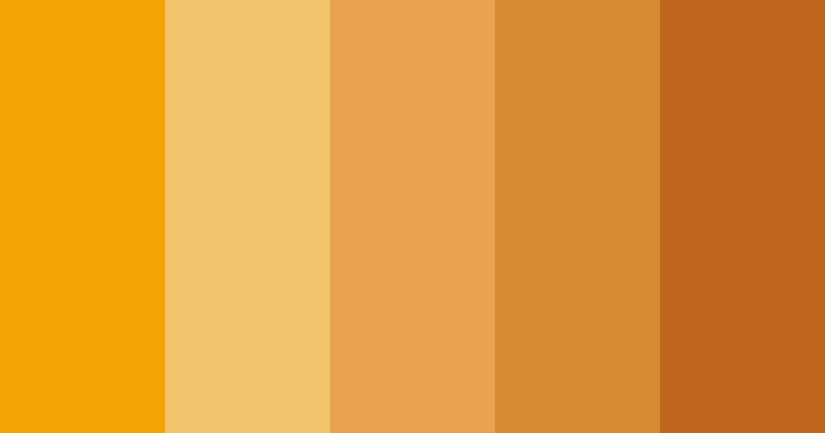 Download orange sunset color palette PNG image (landscape)