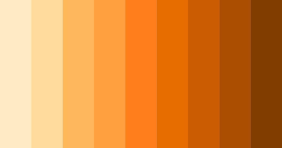 Download pastel orange dream color palette PNG image (landscape)