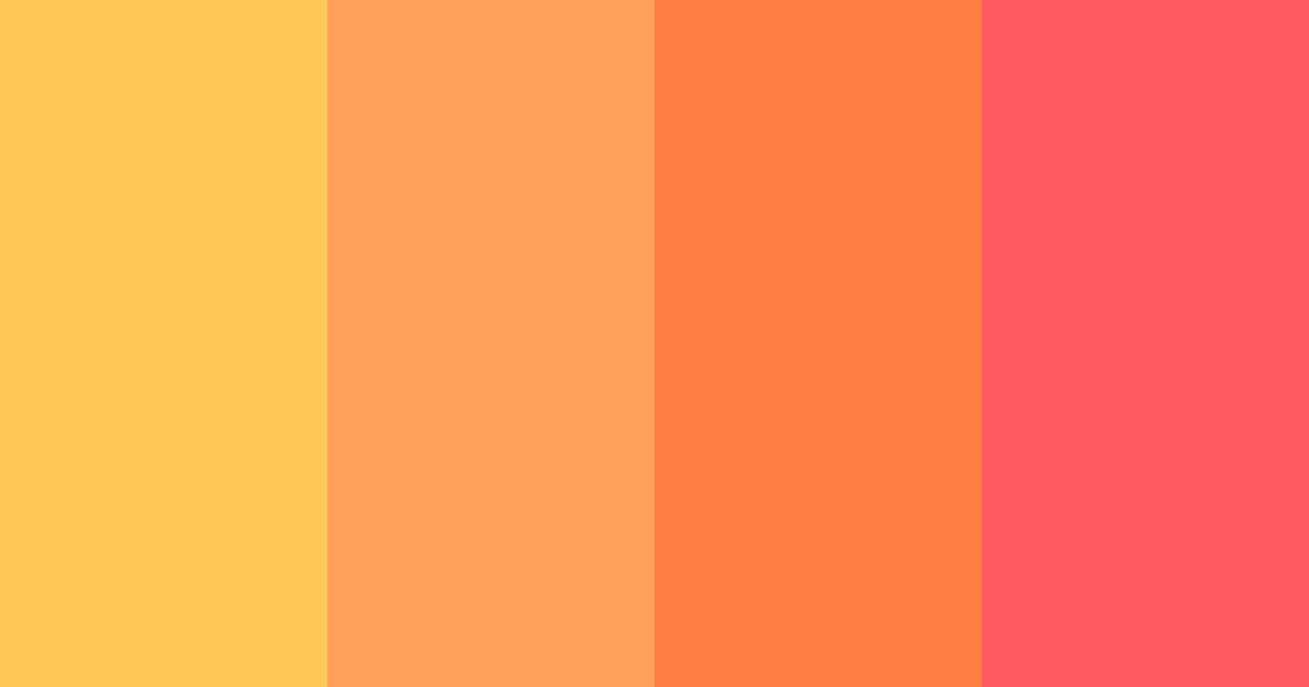 Download sunset ombre color palette PNG image (landscape)