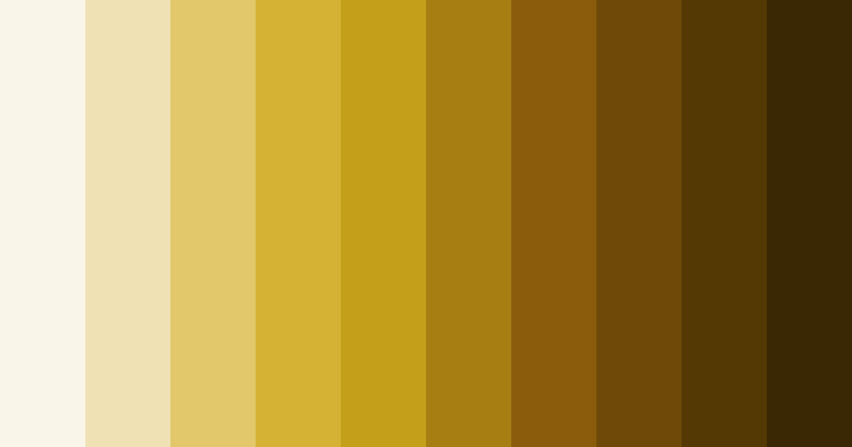 Download golden earth tones color palette PNG image (landscape)