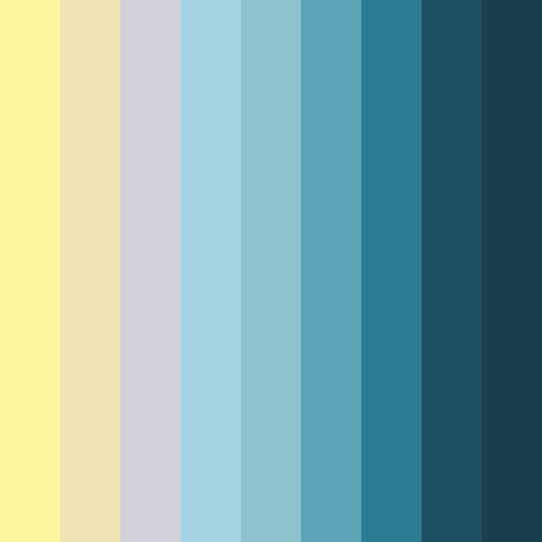 Download coastal sunrise color palette PNG image (square)