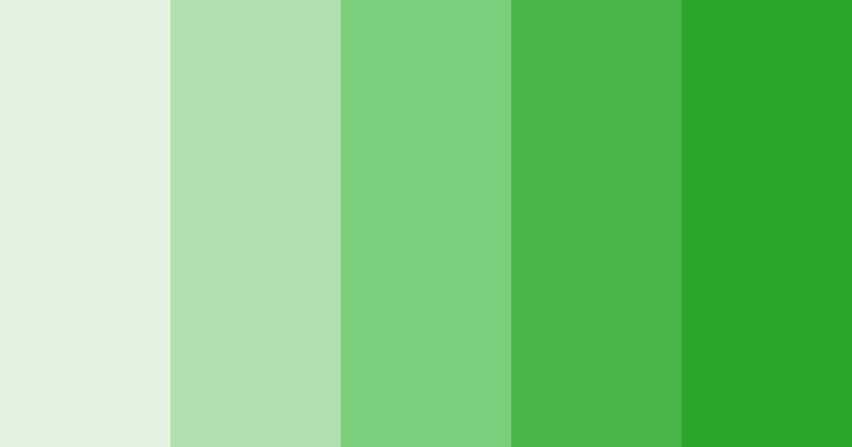 Download emerald whisper color palette PNG image (landscape)