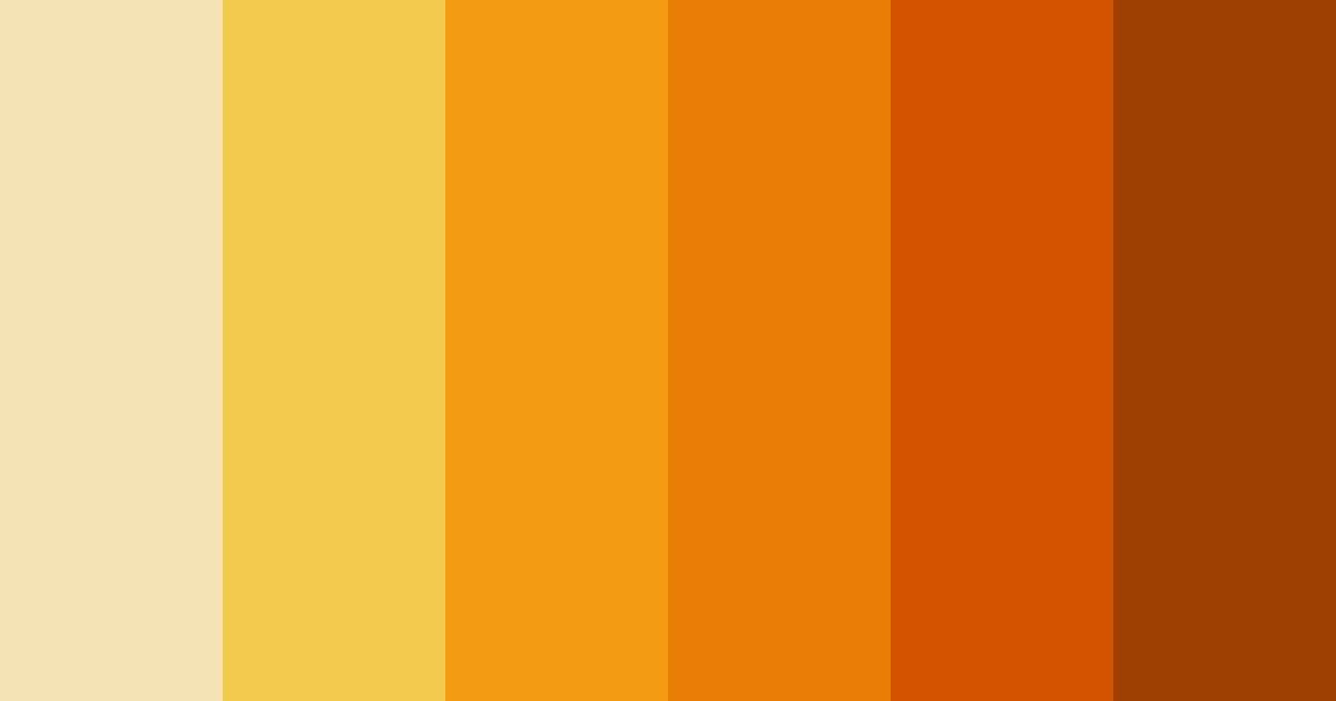 Download golden harvest color palette PNG image (landscape)